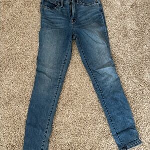 Madewell Women's Skinny Jeans in Deep Blue